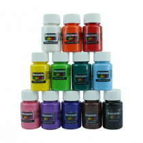 Barvy na textil Novacolor 12 barev po 30ml foto